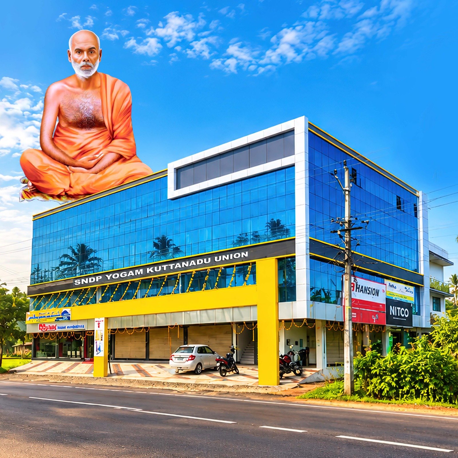 എസ്.എൻ.ഡി.പി യോഗം ശാഖാ നമ്പർ- 6 വെളിയനാട് ശിവാനന്ദപുരം ശ്രീ മഹാദേവ ക്ഷേത്രം ഓഫീസ് കെട്ടിടം